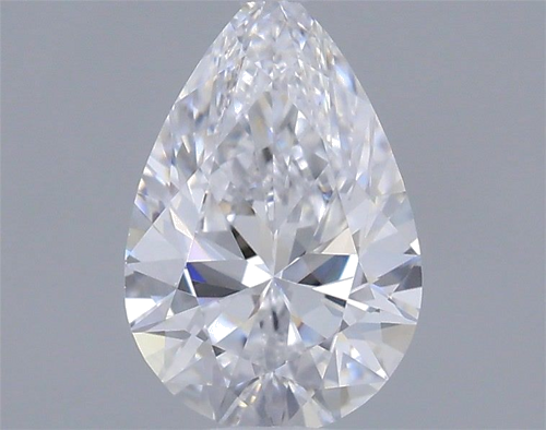 0.32 carat D-VVS1 Natūralus Pear Deimantas (1)