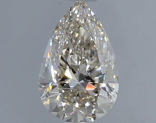 0.9 carat K-VS1 Natūralus Pear Deimantas (1)