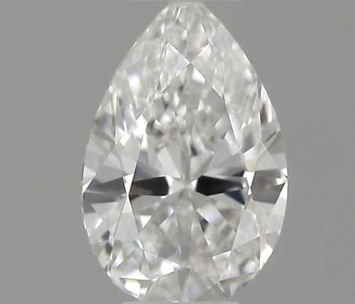 0.23 carat F-VVS2 Natūralus Pear Deimantas (1)