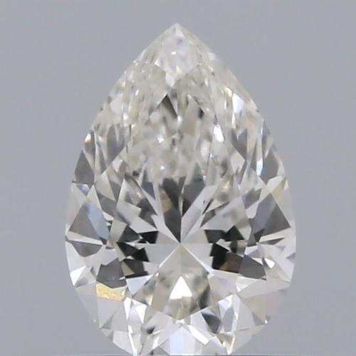 0.5 carat H-SI1 Natūralus Pear Deimantas (1)