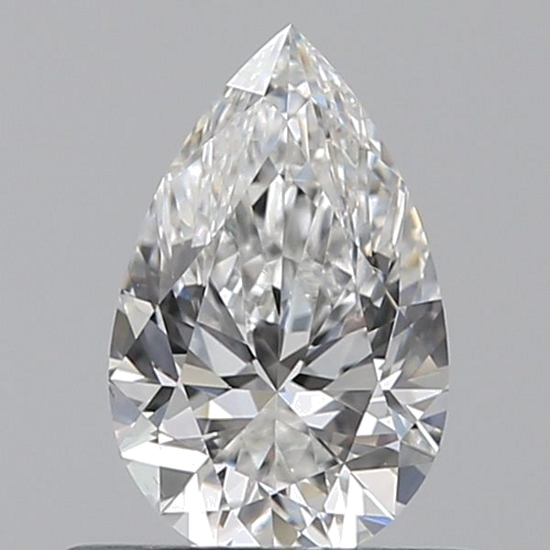 0.5 carat F-VS2 Natūralus Pear Deimantas (1)