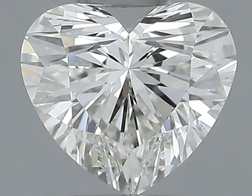 0.6 carat I-VS2 Natūralus Heart Deimantas (1)