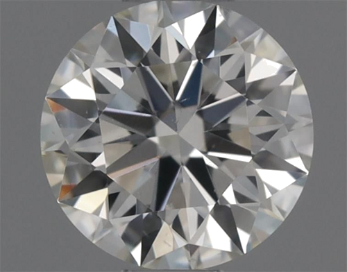 0.31 carat I-SI1 Excellent cut Natūralus Round Deimantas (1)