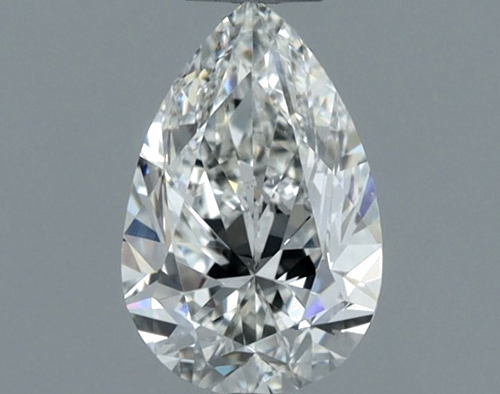 0.6 carat H-VS1 Natūralus Pear Deimantas (1)