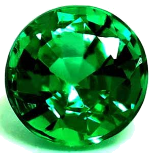 0.29 carat GREEN Round Smaragdas (1)