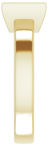 Sužadėtuvių Žiedas „Bezel-Set Solitaire“ 14k yellow gold Square 6mm (4)