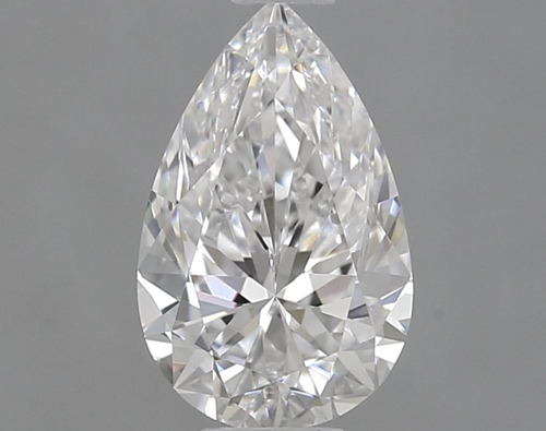 0.6 carat E-VS2 Natūralus Pear Deimantas (1)