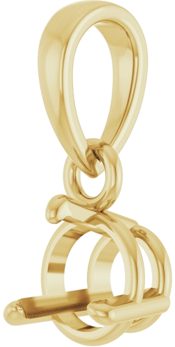 Pakabukas „Round 3-Prong“ 14k yellow gold Round 5mm (2)