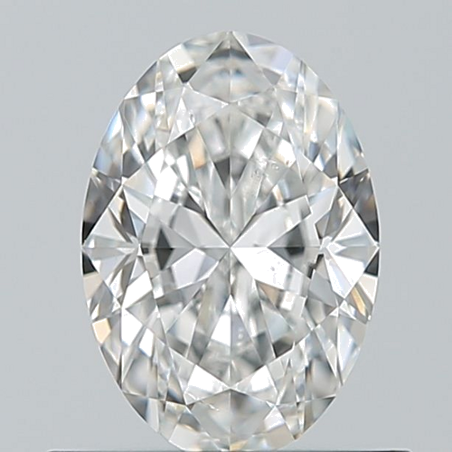 0.6 carat F-SI1 Natūralus Oval Deimantas (1)