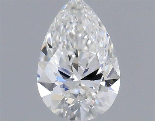 0.4 carat F-VS1 Natūralus Pear Deimantas (1)