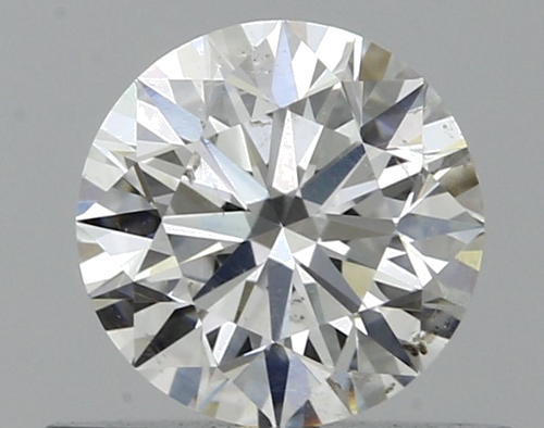 0.5 carat F-SI2 Excellent cut Natūralus Round Deimantas (1)