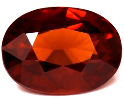 9.38 carat ORANGE Oval Garnet (1)
