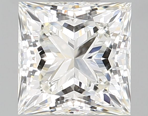 0.71 carat H-VVS1 Natūralus Princess Deimantas (1)