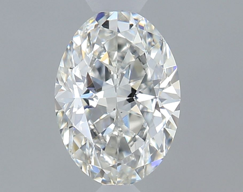 0.5 carat H-VS2 Natūralus Oval Deimantas (1)