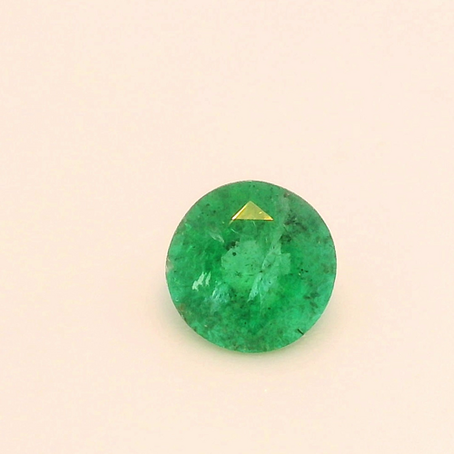 0.32 carat GREEN Round Smaragdas (1)