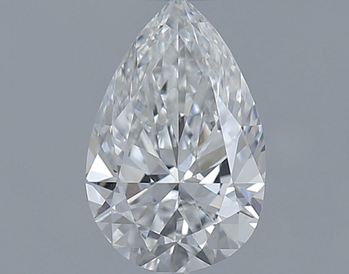 0.61 carat F-VS2 Natūralus Pear Deimantas (1)