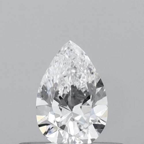 0.3 carat D-VVS2 Natūralus Pear Deimantas (1)