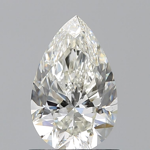 0.9 carat I-VVS2 Natūralus Pear Deimantas (1)