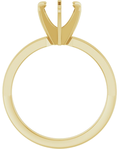 Sužadėtuvių Žiedas „Claw-Prong Solitaire“ 14k yellow gold Round 7mm (2)