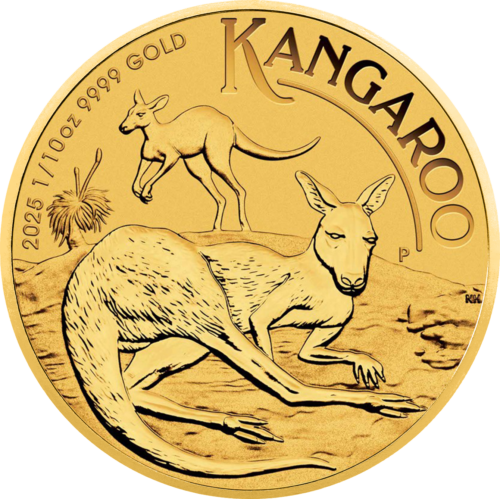 1/10 oz Kangaroo 2025 Australia Gold Coin (.9999 Fine Gold) (1)