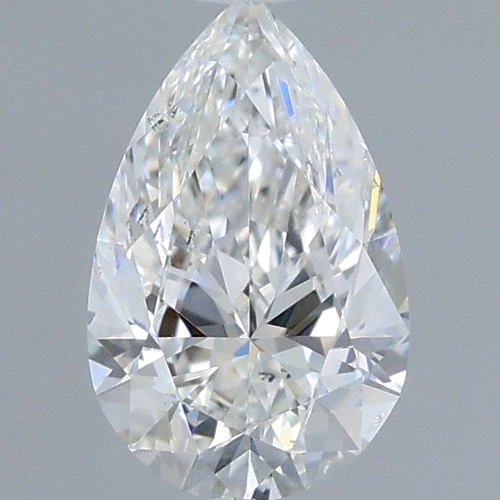 0.5 carat F-SI1 Natūralus Pear Deimantas (1)
