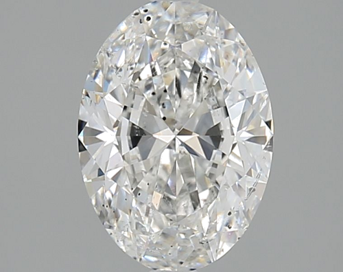 1.7 carat F-SI2 Natūralus Oval Deimantas (1)