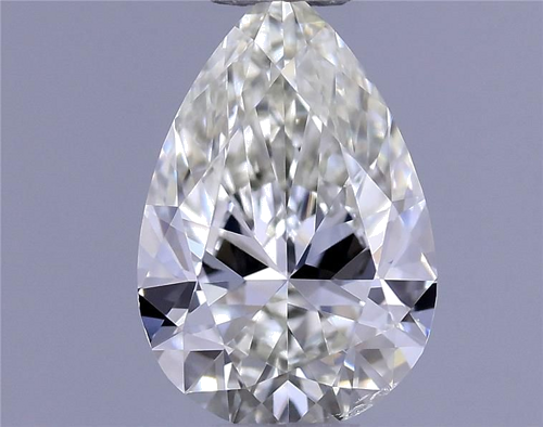 0.4 carat I-SI1 Natūralus Pear Deimantas (1)