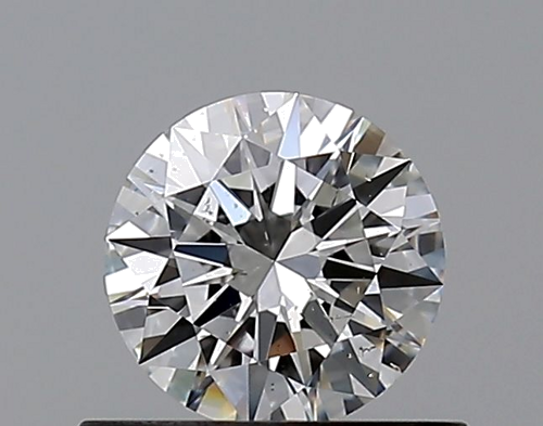 0.5 carat F-SI1 Excellent cut Natūralus Round Deimantas (1)