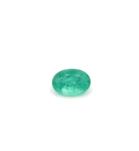 0.55 carat GREEN Oval Smaragdas (1)