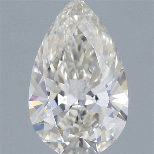 0.7 carat I-VS1 Natūralus Pear Deimantas (1)