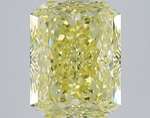 3.01 carat Fancy Yellow-SI1 Natūralus Radiant Deimantas (1)