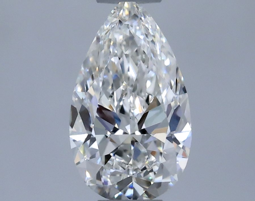 0.33 carat F-VVS1 Natūralus Pear Deimantas (1)