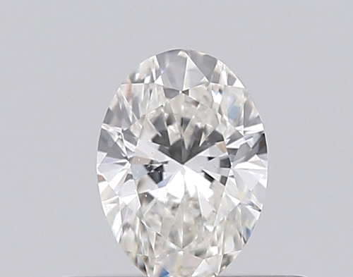 0.38 carat I-VVS2 Natūralus Oval Deimantas (1)