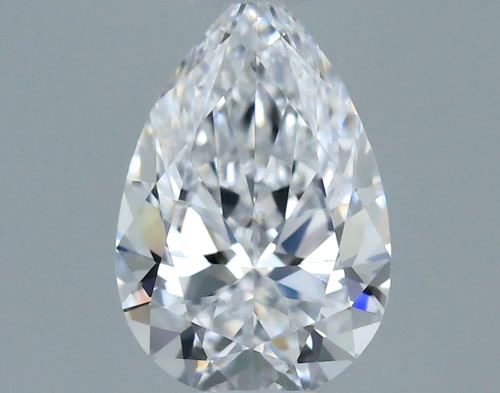 0.4 carat D-VS2 Natūralus Pear Deimantas (1)