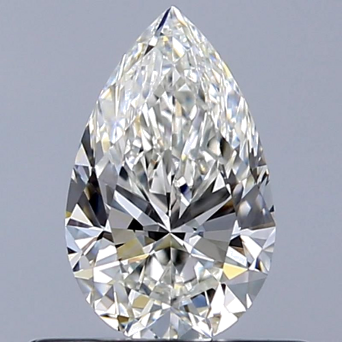 0.5 carat G-VS1 Natūralus Pear Deimantas (1)