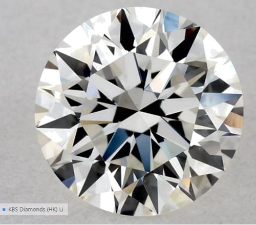 0.54 carat H-VS1 Excellent cut Natūralus Round Deimantas (1)