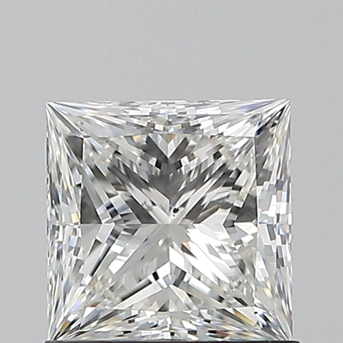 1.0 carat G-SI1 Natūralus Princess Deimantas (1)