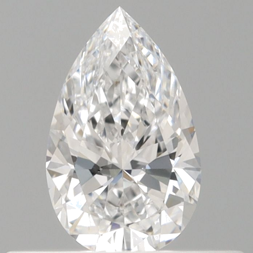 0.34 carat D-IF Natūralus Pear Deimantas (1)
