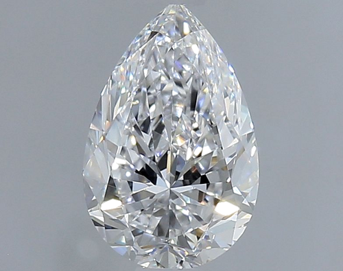 0.9 carat D-VS1 Natūralus Pear Deimantas (1)
