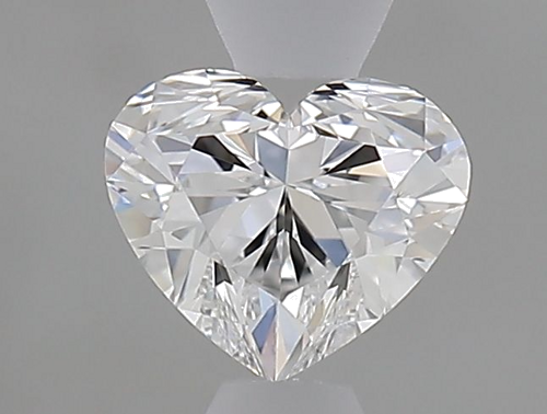 0.5 carat D-VVS2 Natūralus Heart Deimantas (1)
