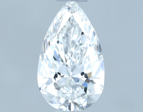 0.5 carat E-IF Natūralus Pear Deimantas (1)