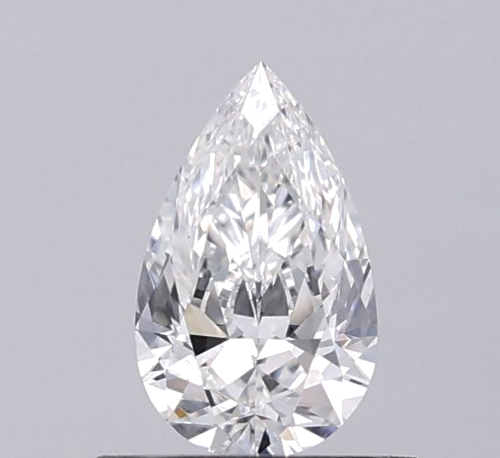 0.5 carat F-SI1 Natūralus Pear Deimantas (1)