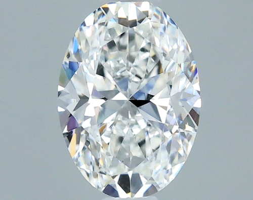 0.5 carat D-VS2 Natūralus Oval Deimantas (1)