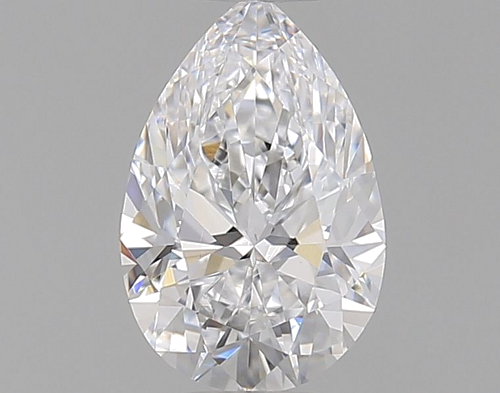 0.45 carat D-VVS1 Natūralus Pear Deimantas (1)