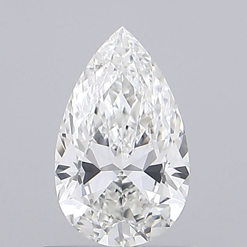 0.6 carat G-VVS1 Natūralus Pear Deimantas (1)
