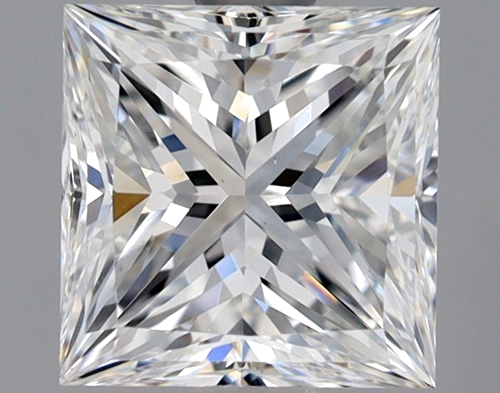 1.5 carat E-VS2 Natūralus Princess Deimantas (1)