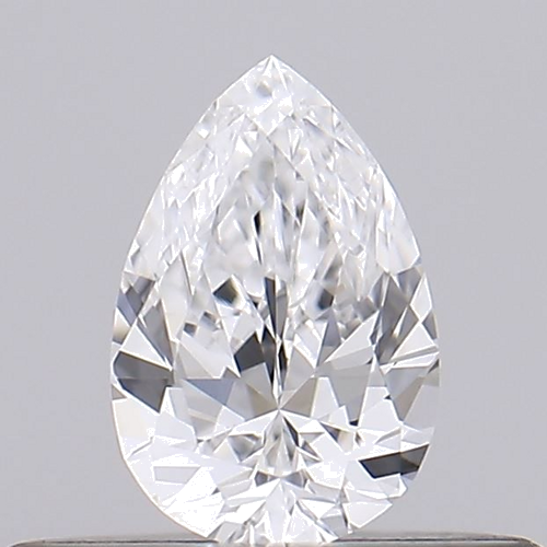 0.2 carat D-VVS1 Natūralus Pear Deimantas (1)