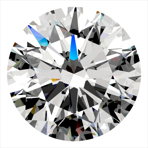 0.3 carat E-VS2 Excellent cut Natūralus Round Deimantas (1)