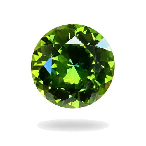 3.02 carat GREEN Round Safyras (1)