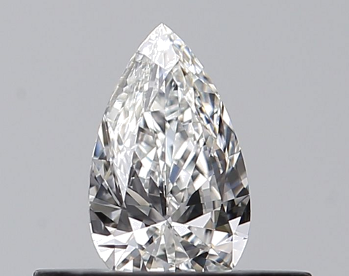 0.25 carat F-VVS1 Natūralus Pear Deimantas (1)